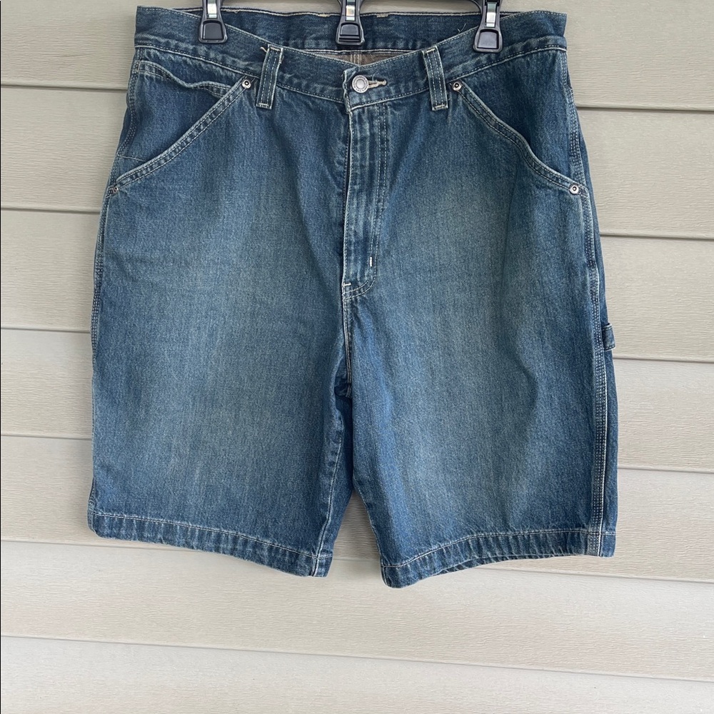MEMBERS MARK SIZE 34 100 💯 cotton Men's Blue Denim Shorts